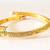Traditional and elegant gold plated PEARL bangles
