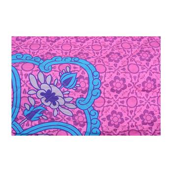 Bold Pink 5 Piece King Size Cotton Quilted Bedspread 3