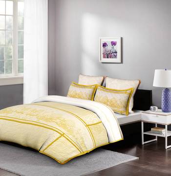 5 Piece Magnificent Hawamahal King Size Cotton Quilted Bedspread 2