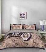 Motor Bike 5 Piece  Piece King Size Cotton Quilted Bedspread