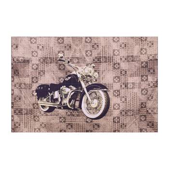Motor Bike 5 Piece  Piece King Size Cotton Quilted Bedspread 3