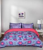 Psychedelic Abstract 5 Piece King Size Cotton Quilted Bedspread