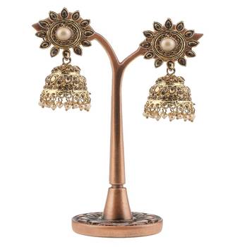 Brown Pearl Earrings 3