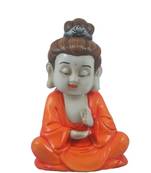 Karigaari India Polyresine Monks in Meditating Posture Showpiece