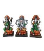 Karigaari Polyresine Laxmi Ganesha Saraswati Idols