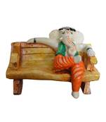 Karigaari India Multicolor Polyresine Ganesha Card Holder & Figurine