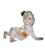 Karigaari Plated Bal Krishna Polyresine Showpiece (12.7 cm x 12.7 cm x 12.7 cm)