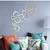 Karigaari Big Size 3D  Mirror Wall Sticker (Acrylic, 60.96 cm x 2.5 cm x 60.96 cm, Set of 15)