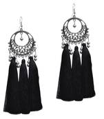 Black danglers-drops