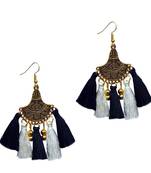 Black danglers-drops