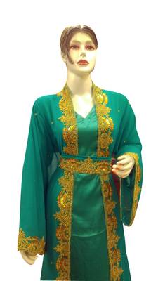  Moroccan Kaftan Islamic Moroccan Jalabiya Dress 2
