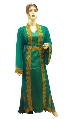  Moroccan Kaftan Islamic Moroccan Jalabiya Dress 1