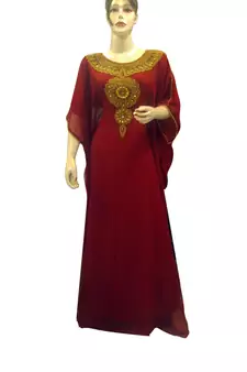 Gandura Moroccan Arabic Traditional Party Thobe Kaftan
