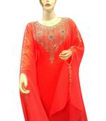 Eleagnt Modern Arabic Kaftan Dress For Women Wedding Gown