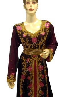  Moroccan Kaftan Islamic Moroccan Jalabiya Dress
