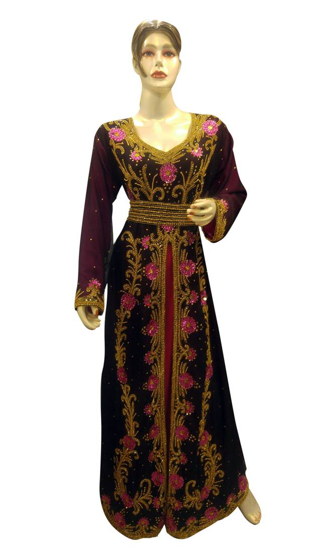 Moroccan Kaftan Islamic Moroccan Jalabiya Dress