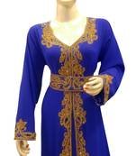 Gandura Moroccan Arabic Traditional Party Thobe Kaftan