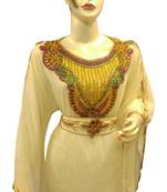 Gandura Moroccan Arabic Traditional Party Thobe Kaftan