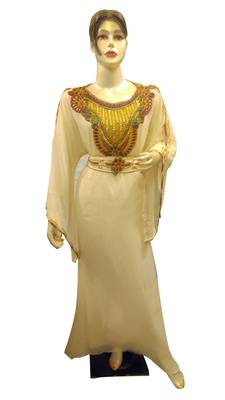 Gandura Moroccan Arabic Traditional Party Thobe Kaftan 2