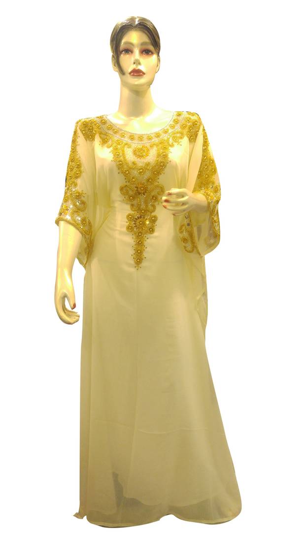Beautiful Moroccan Islamic Wedding Gown Party Wear Gown For Women