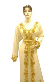 Modern Islamic Arabic Kaftan Dress For Weddin Gown Party Wear Dress