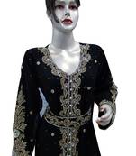 New Modern Moroccan Arabic Eid Kaftan Dress For Women Gown