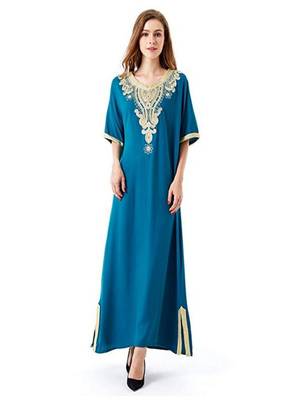New Moroccan Arabic Islamic Party Wear Party Dress For Women 1