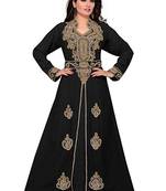 Royal Moroccan Beautiful Zari Work Jilbab Jalabiya Kaftan Dress