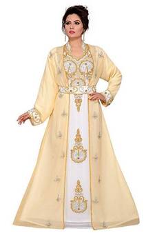 Gandura Moroccan Arabic Traditional Party Thobe Kaftan