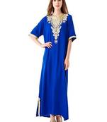 New Modern Moroccan Arabic Eid Kaftan Dress For Women Gown