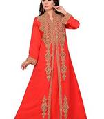 Eleagnt Modern Arabic Kaftan Dress For Women Wedding Gown