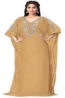 New Modern Moroccan Arabic Eid Kaftan Dress For Women Gown