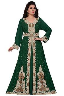 Modern Islamic Arabic Kaftan Dress For Weddin Gown Party Wear Dress