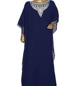 Royal Moroccan Beautiful Zari Work Jilbab Jalabiya Kaftan Dress