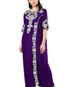 Eleagnt Modern Arabic Kaftan Dress For Women Wedding Gown