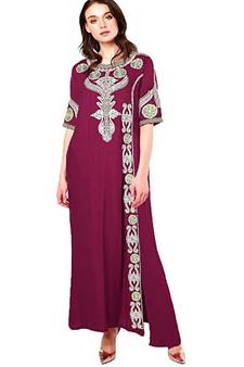 Gandura Moroccan Arabic Traditional Party Thobe Kaftan