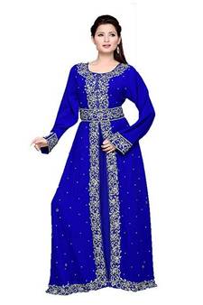 New Modern Moroccan Arabic Eid Kaftan Dress For Women Gown