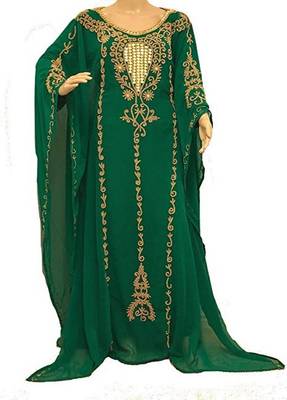 Modern Islamic Arabic Kaftan Dress For Weddin Gown Party Wear Dress 1