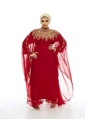 New Moroccan Arabic Islamic Party Wear Party Dress For Women 1