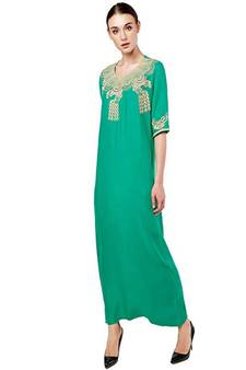 Gandura Moroccan Arabic Traditional Party Thobe Kaftan