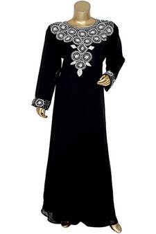 Eleagnt Modern Arabic Kaftan Dress For Women Wedding Gown