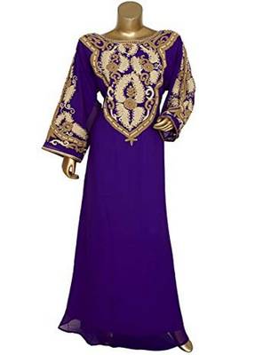 New Moroccan Arabic Islamic Party Wear Party Dress For Women 1