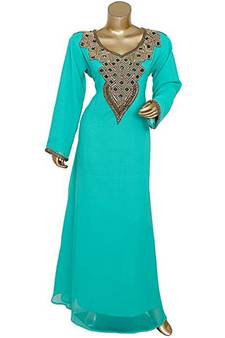 Gandura Moroccan Arabic Traditional Party Thobe Kaftan