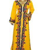 Eleagnt Modern Arabic Kaftan Dress For Women Wedding Gown
