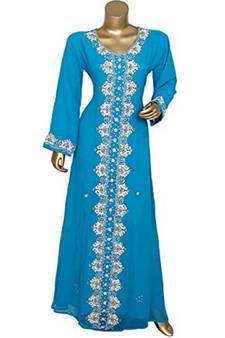 Modern Islamic Arabic Kaftan Dress For Weddin Gown Party Wear Dress