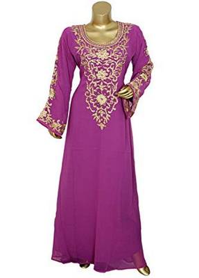 New Modern Moroccan Arabic Eid Kaftan Dress For Women Gown 1