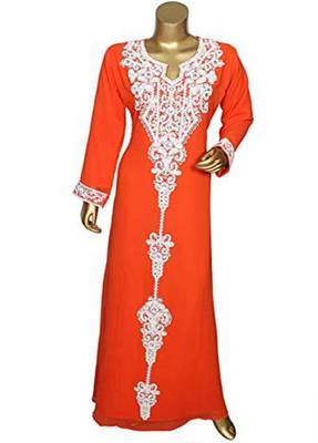 Morocan Arabic Islamic Kaftan Dress 1