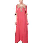 Royal Moroccan Beautiful Zari Work Jilbab Jalabiya Kaftan Dress