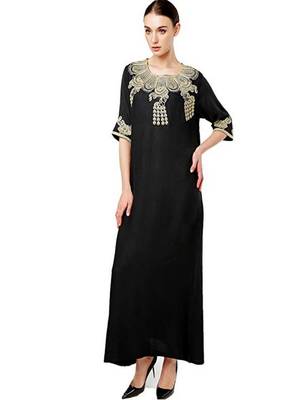Modern Islamic Arabic Kaftan Dress For Weddin Gown Party Wear Dress 1