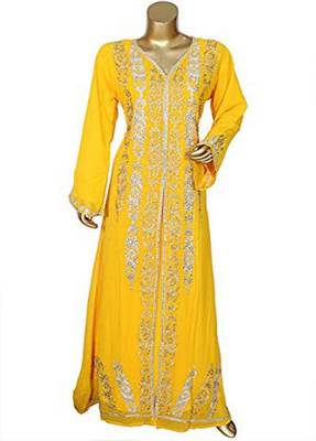 Morocan Arabic Islamic Kaftan Dress 1